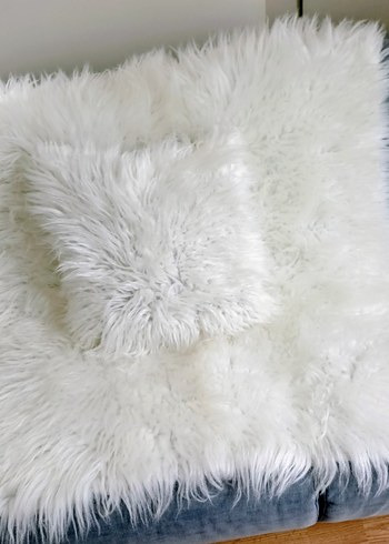 ithal peluş koltuk yatak şal yastik - Görsel 2