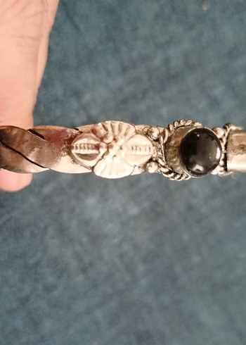 Vintage gümüş Bileklik UNİSEX - Görsel 2