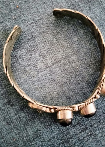 Vintage gümüş Bileklik UNİSEX - Görsel 3