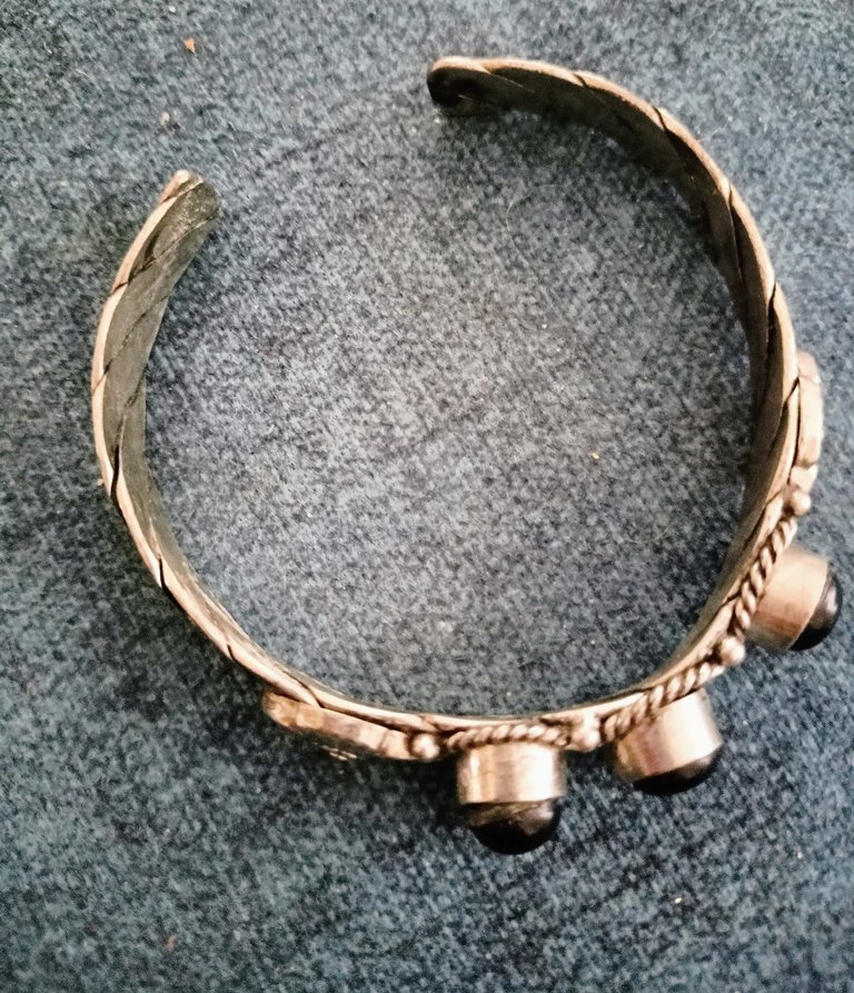 Vintage gümüş Bileklik UNİSEX - Görsel 3