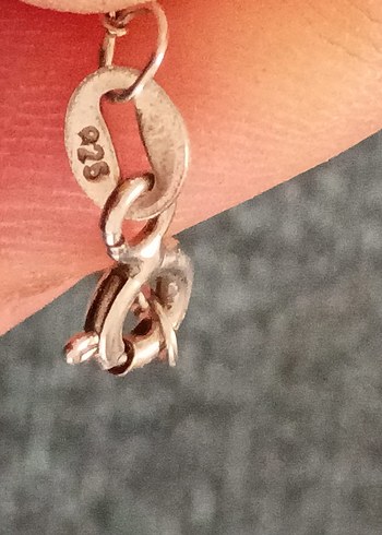 925 AYAR GÜMÜŞ KOLYE - Görsel 4