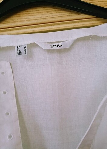 m Beden beyaz Renk Mango orjinal pamuk coton M/L