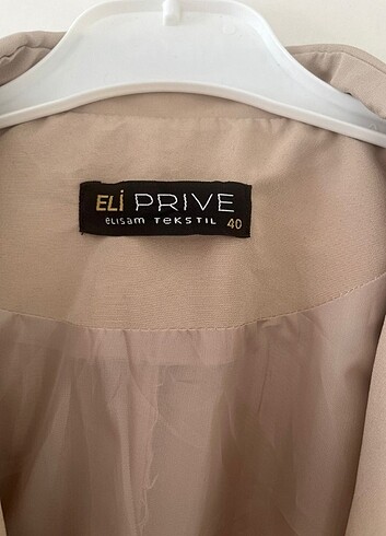 40 Beden camel Renk Trenchcoat