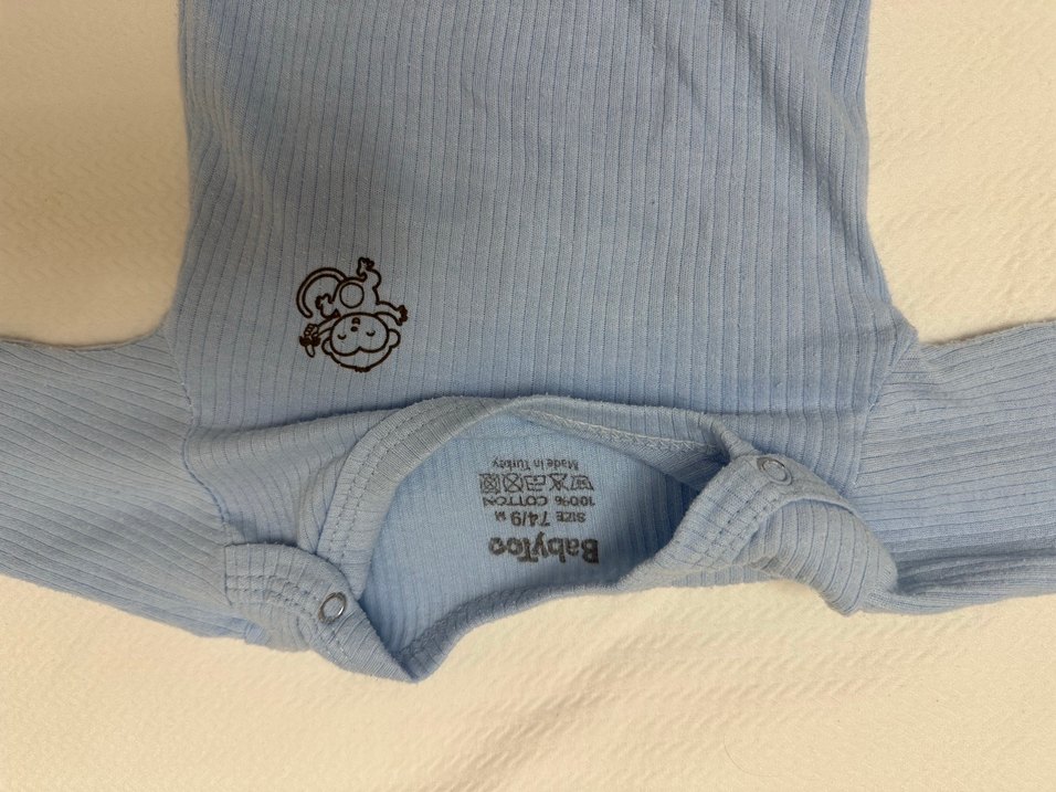 Mavi Bebek Uzun Kollu zıbın - Görsel 2