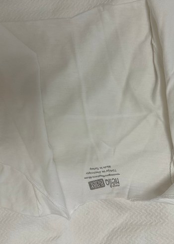 3 adet Beyaz yeni doğan atlet bağcıklı - Görsel 3