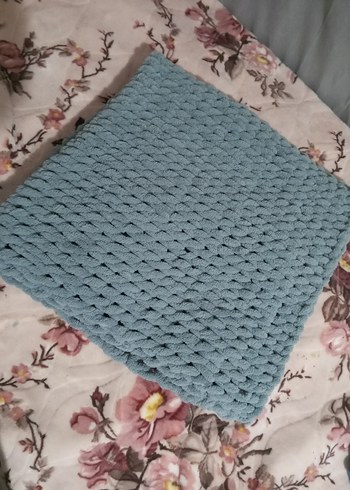 Gri Örgü Çocuk Battaniyesi - Görsel 3