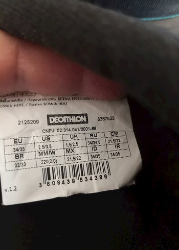 Decathlon Erkek Çocuk Su Geçirmez Outdoor Bot - Görsel 6