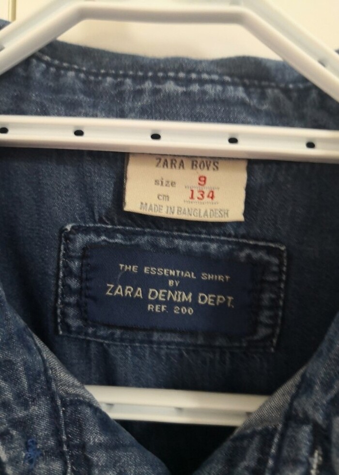 Zara Erkek Çocuk Jean Gömlek - Görsel 3