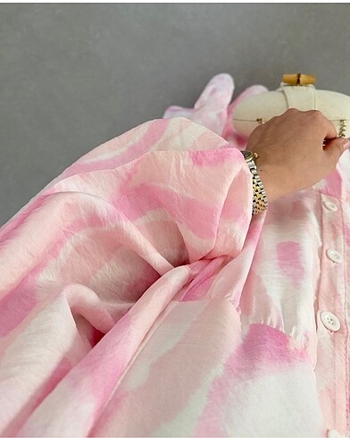 Diğer Ess Tesettür Uzun Elbise Pembe
