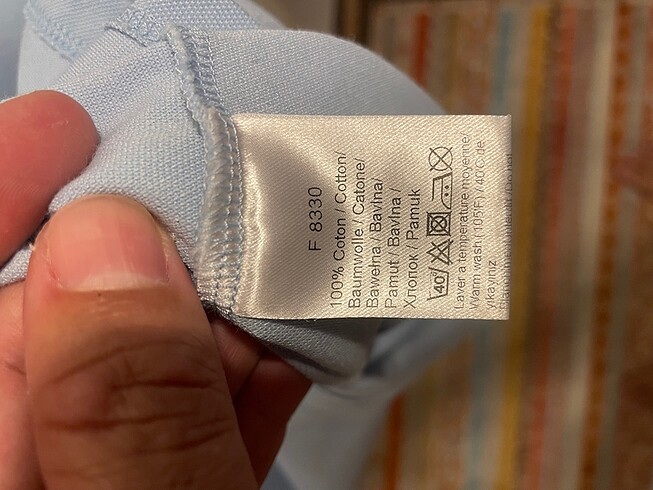 m Beden mavi Renk Lacoste Erkek tişört