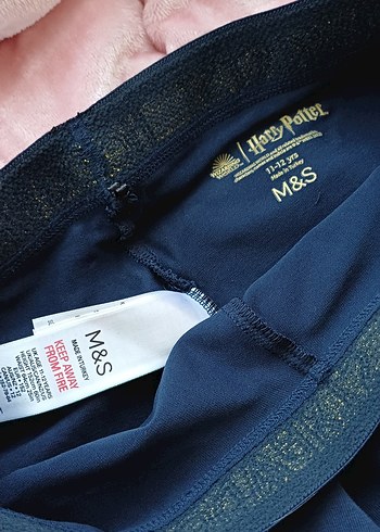 Marks &Spencer Potter temalı Kız Çocuk lacivert  Baskılı Tayt - Görsel 3