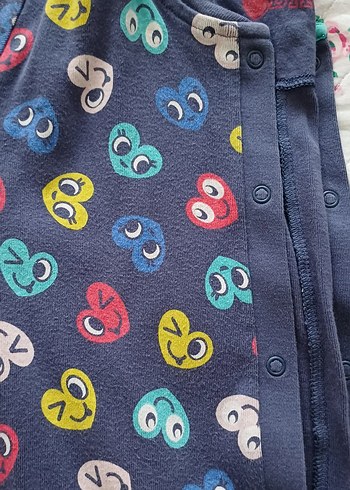 Marks & Spencer Renkli Desenli Kız Çocuk Pijama Takımı - Görsel 3