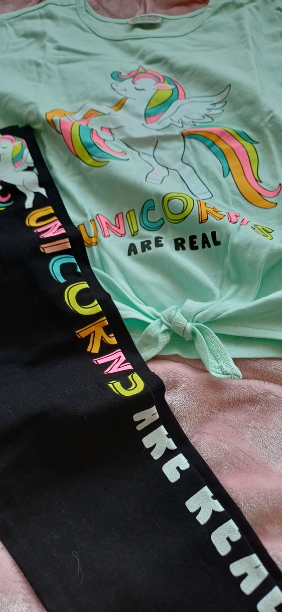 LCW Kız Çocuk Unicorn Baskılı Tişört 9-10 yaş - Görsel 2