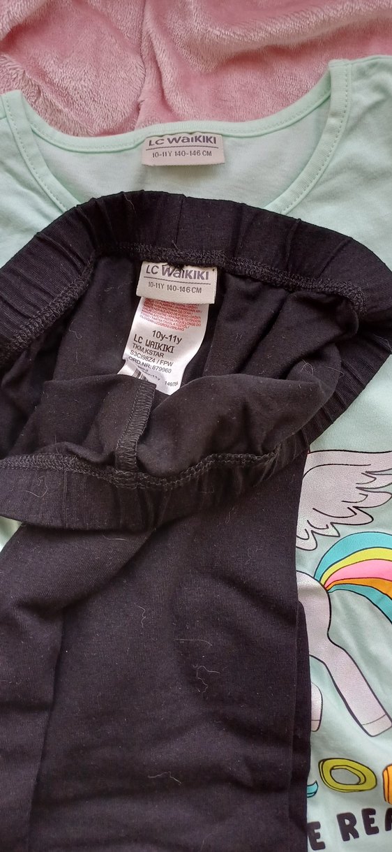 LCW Kız Çocuk Unicorn Baskılı Tişört 9-10 yaş - Görsel 4