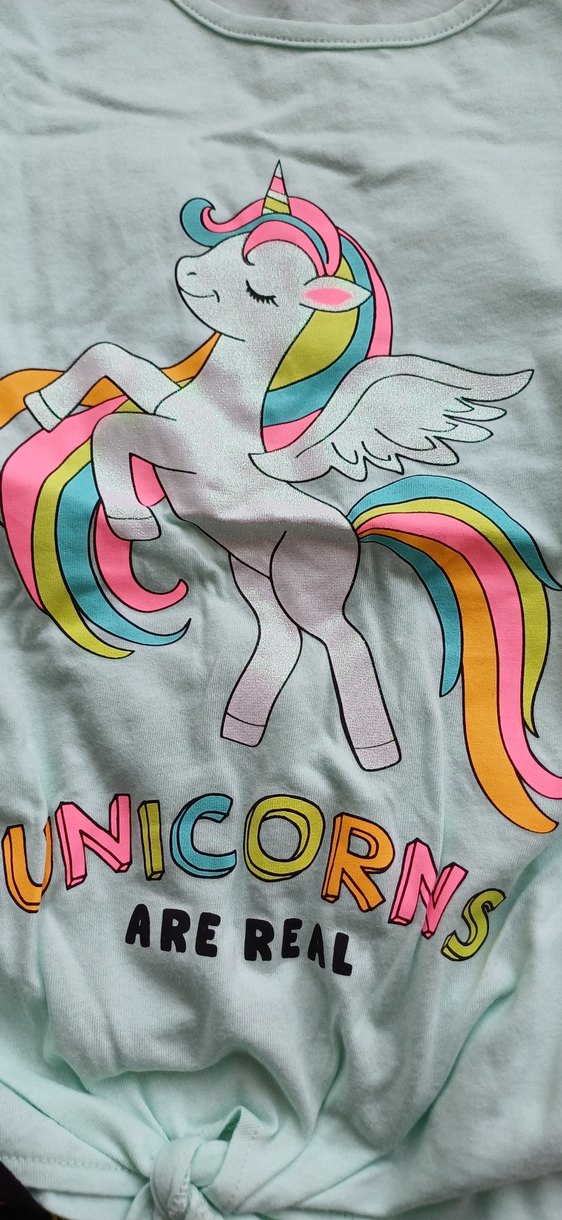 LCW Kız Çocuk Unicorn Baskılı Tişört 9-10 yaş - Görsel 5