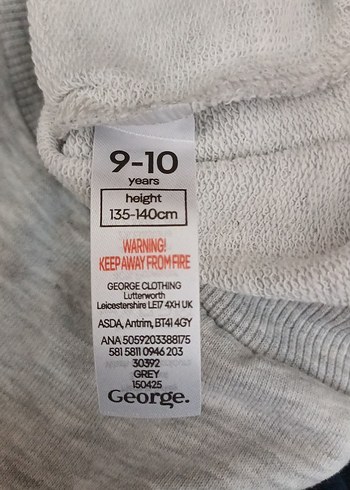 Gri Uzun Kollu Baskılı Kız Çocuk Sweatshirt - Görsel 3