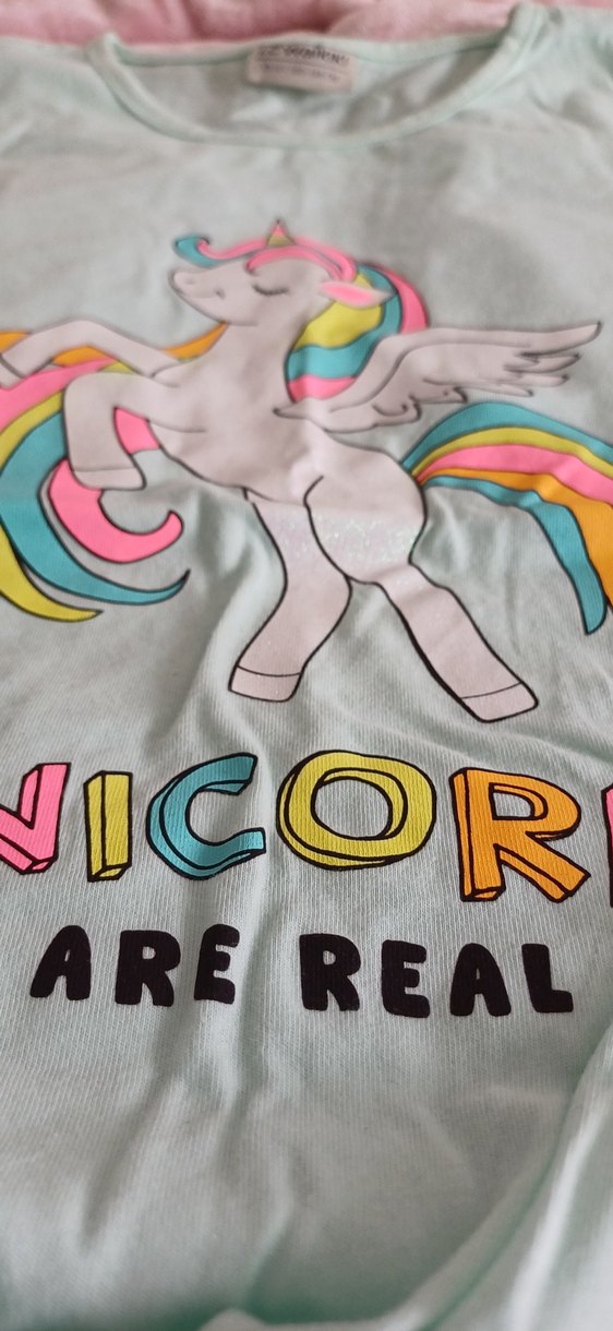 Çocuklar için Pastel Renkli Baskılı tişört - Görsel 4