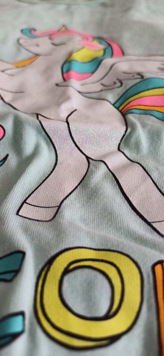 Çocuklar için Pastel Renkli Baskılı tişört - Görsel 5