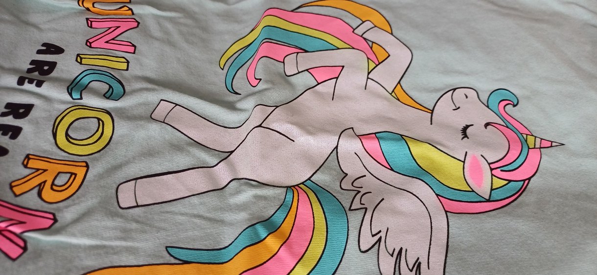 Çocuklar için Pastel Renkli Baskılı tişört - Görsel 2