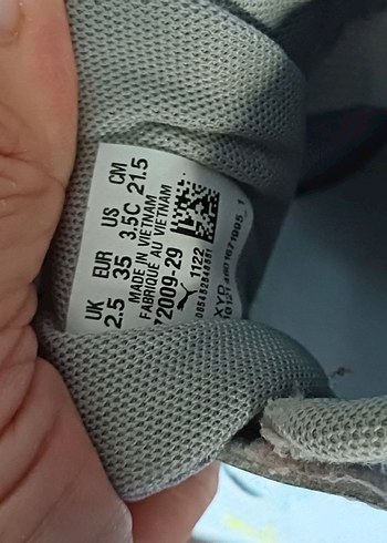 Gri Erkek Kız  Çocuk Spor Ayakkabısı Cırt Cırtlı - Görsel 5