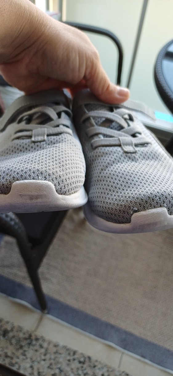 Gri Erkek Kız  Çocuk Spor Ayakkabısı Cırt Cırtlı - Görsel 2