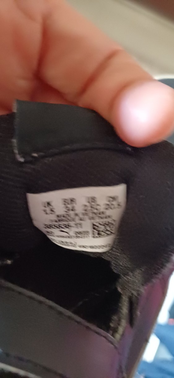 Siyah Erkek Kız  Çocuk Puma Spor Ayakkabı - Görsel 4