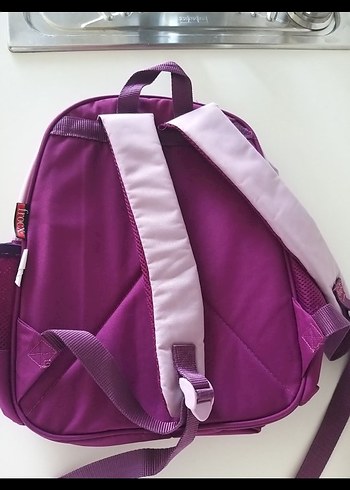 Mor Frozen Temalı Çocuk  ilkokul  Çantası - Görsel 5