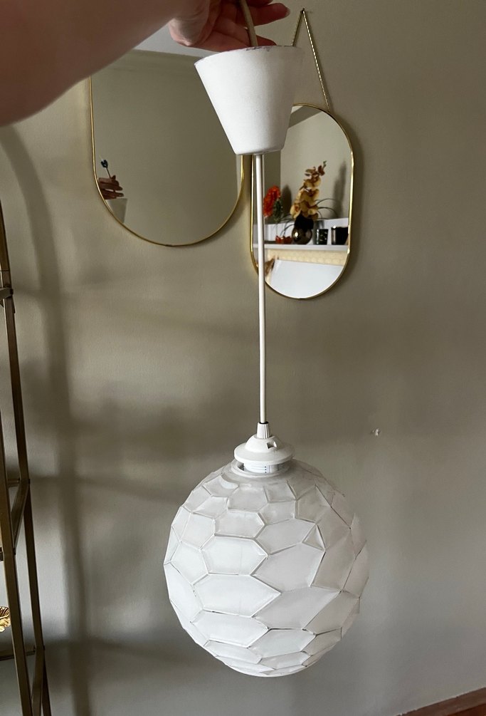 Beyazları Küre Tasarımlı Sarkıt Avize - Görsel 2