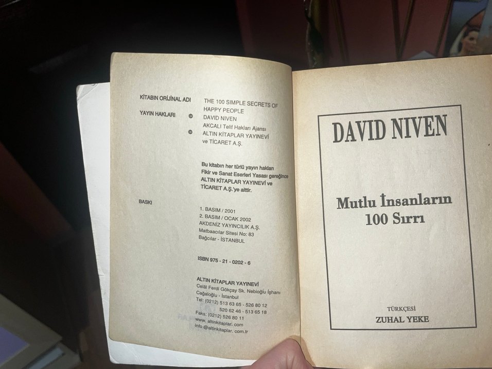 Mutlu İnsanların 100 Sırrı - David Niven - Görsel 3