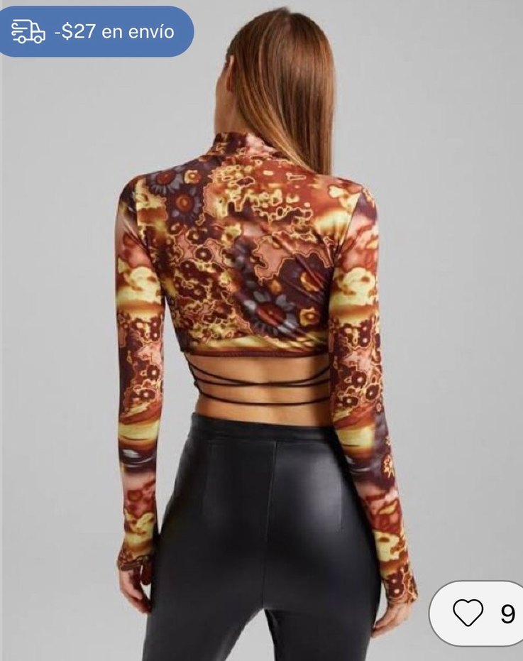 Bershka Sırt Dekolteli Bluz - Görsel 3