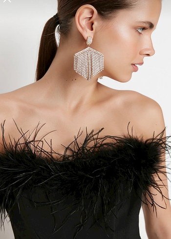 Siyah Otrişli Astarlı Crop Büstiyer - Görsel 3