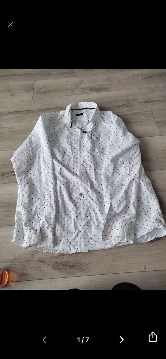 Erkek Beyaz Düğmeli Uzun Kollu Gömlek - Görsel 2