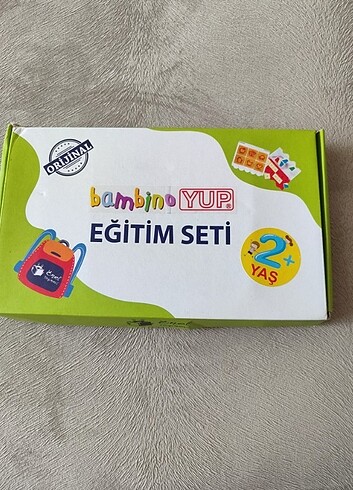 Bambino yup eğitim seti 2yaş bambinoyup