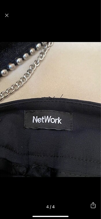 38 Beden siyah Renk Network kumas pantolon