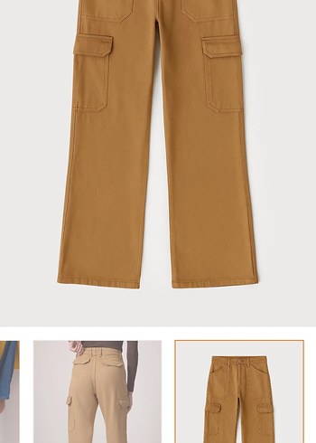 Touche kargo pantolon %100 pamuk - Görsel 3