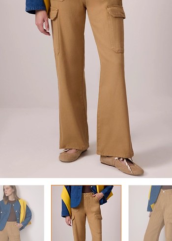 Touche kargo pantolon %100 pamuk - Görsel 4