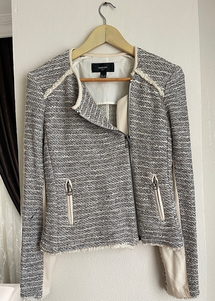 Mango Tüvit Ceket - Görsel 5