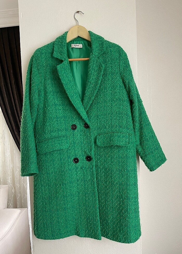 Yeşil Tüvit Ceket - Görsel 4