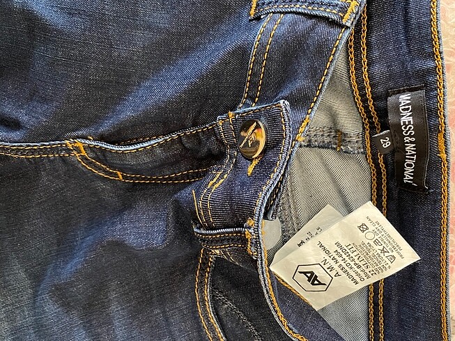 29 Beden lacivert Renk MADNESS JEAN