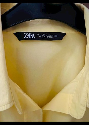 Sarı Kadın Düğmeli Gömlek - Görsel 3