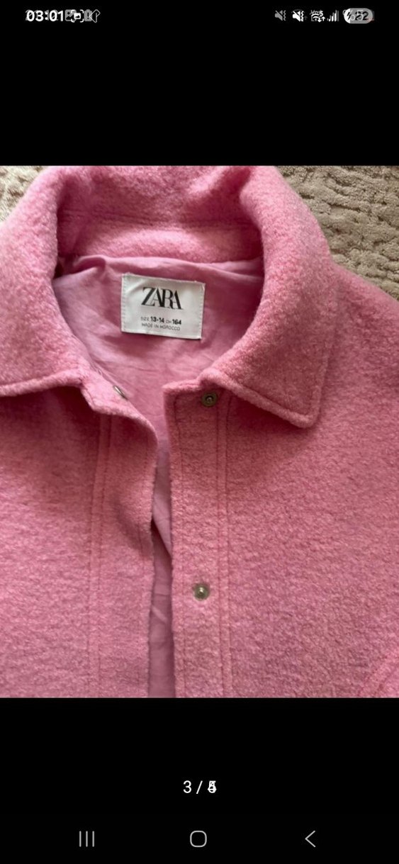 Kısa Pembe Düğmeli kiz cocuk takim 10 12 yas - Görsel 3