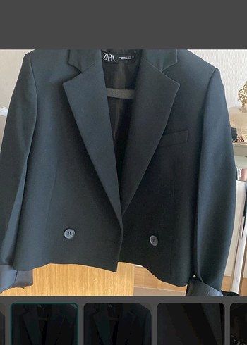 Zara Siyah Minimal Blazer Ceket
