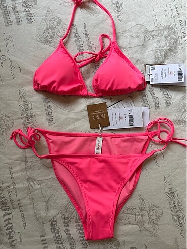 Penti Tatlı neon pembe bilini takımı
