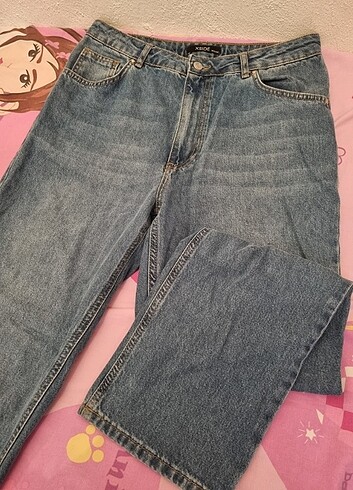 xl Beden mavi Renk Xside Wideleg Jean Pantolon