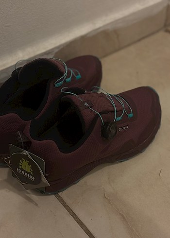 Nike Bordo Kadın Spor Ayakkabı Velcro Bağcıklı