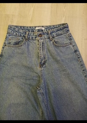 27 beden boy uzunluğu 105cm bayan bol Pantolon - Görsel 3