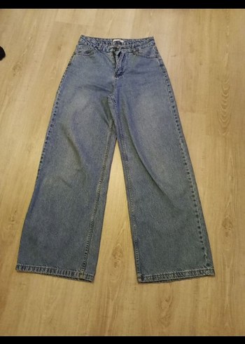 27 beden boy uzunluğu 105cm bayan bol Pantolon - Görsel 4