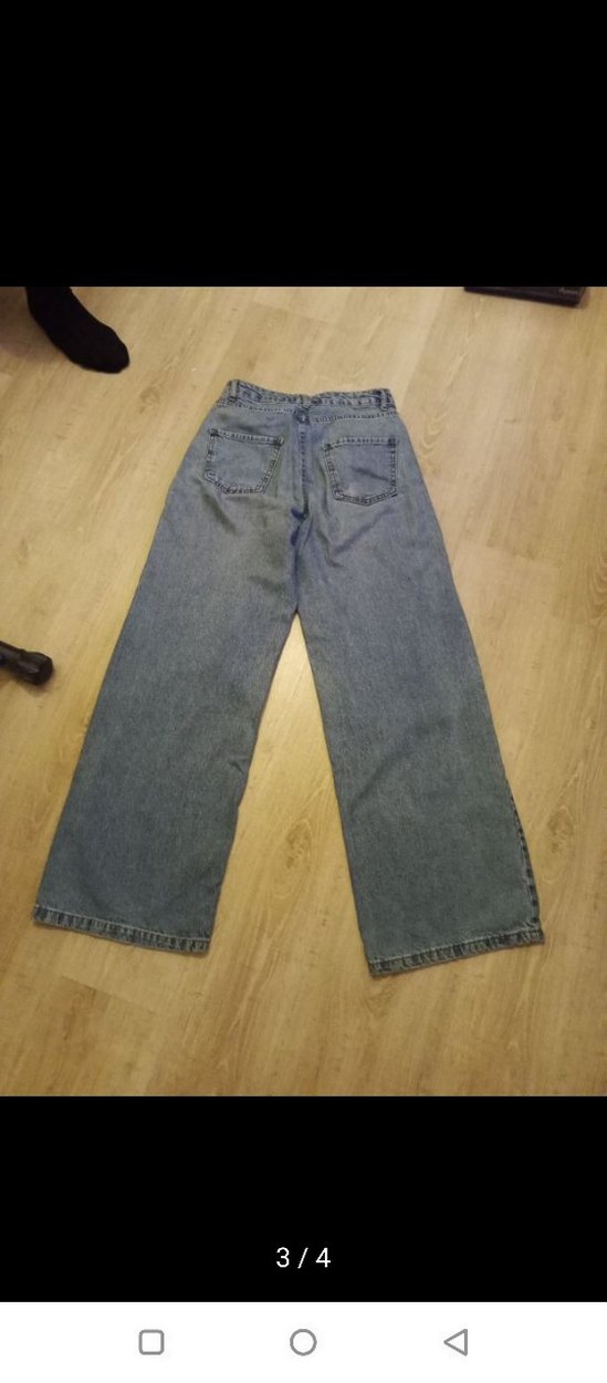 27 beden boy uzunluğu 105cm bayan bol Pantolon - Görsel 2