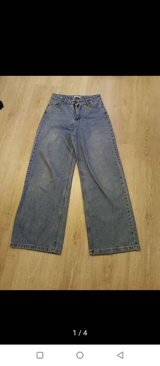 27 beden boy uzunluğu 105cm bayan bol Pantolon - Görsel 4