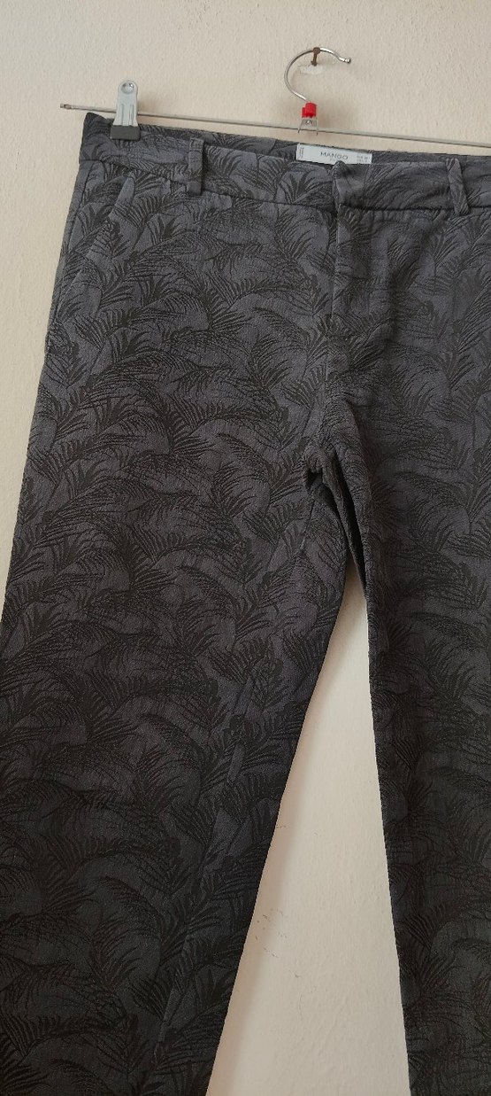 Desenli Kadın Kumaş Pantolon - Görsel 2